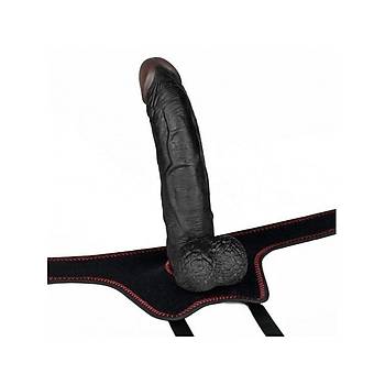 Kemerli i Dolu Zenci Dildo 21cm Penis