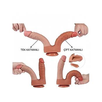 ift Girili Vantuzlu Realistik atal Dildo Penis