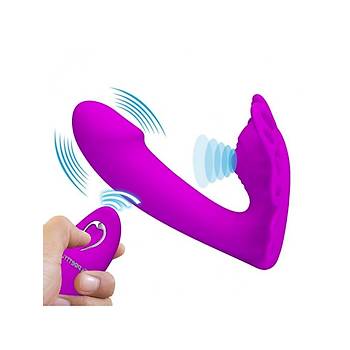Uzaktan Kumandal 12Titreim 4Darbe Teknolojik G-Spot Vajinal Vibratr