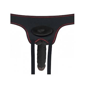 Kemerli i Dolu Zenci Dildo 21cm Penis