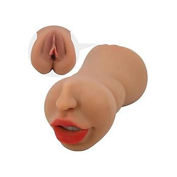 Boyutlu Vajinal ve Oral Yapay Mastrbatr