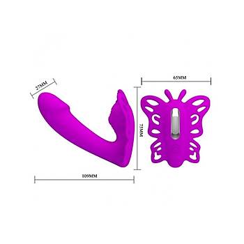 Uzaktan Kumandal 12Titreim 4Darbe Teknolojik G-Spot Vajinal Vibratr
