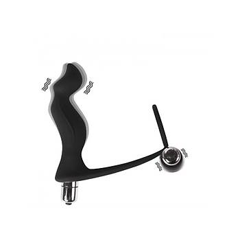 ift Motorlu Penis Halkas ve Prostat Vibratr