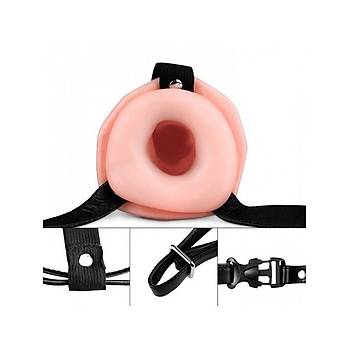 16cm i Bo Testissiz Realistik Takma Strapon Penis