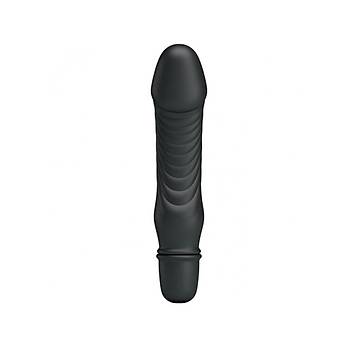 Titreim zellikli Silikonlu Vibratr Siyah 13.5cm