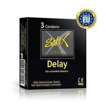 Safex 3`Lü Delay Prezervatif Kondom