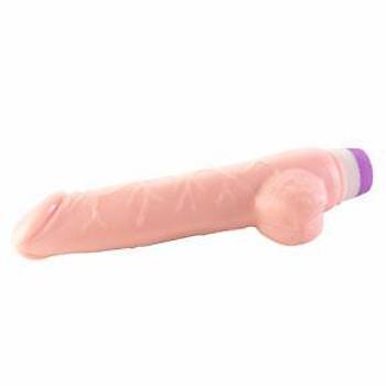Testisli 25cm Uzun Vibratör Penis