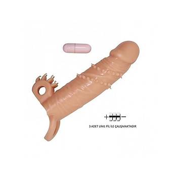Dolguu Titreimli Penis Klf Vibratr Prezervatif