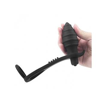 Penis Halkal Anal Penetratr Plug Titreimli Masturbatr