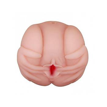 Lifelike 2 levli Suni Vajina ve Anal Ttitreimli Masturbatr