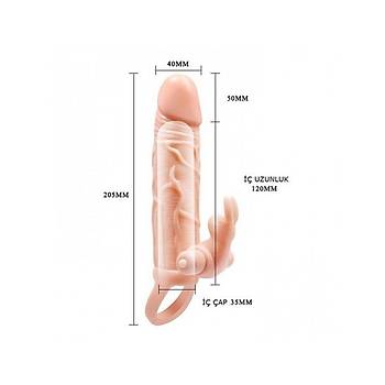 Dolgu Uzatmal 10 Mod ift Titreimli Penis Klf
