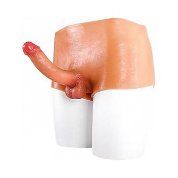 Giyilebilir i Dolu Realistik 15cm Orjinal Klotlu Dildo
