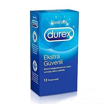 Durex Ekstra Güvenli Prezervatif 12li