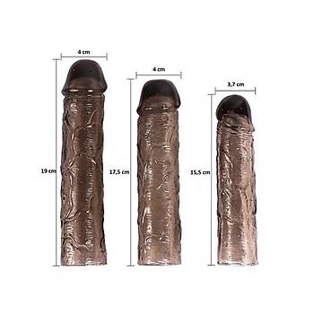 Dolgu Uzatmal 3'l Zenci Penis Klf Seti