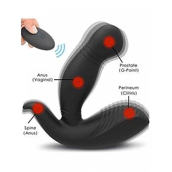 Prostat Masaj Vibratr Uzaktan Kumandal