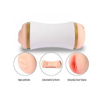 Suni Oral & Vajinal iftli Realistik Mastrbatr