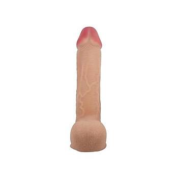 Belden Balamal ift Katmanl Gereki 23cm Dildo Set