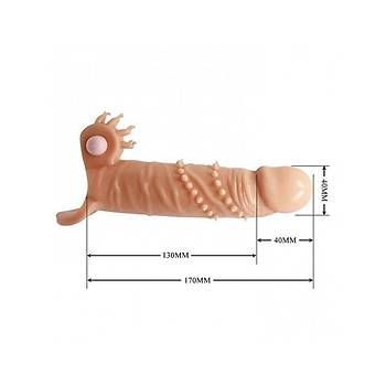 Dolguu Titreimli Penis Klf Vibratr Prezervatif