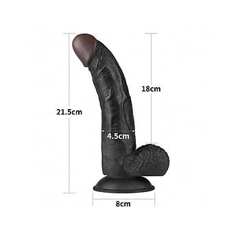 Kemerli i Dolu Zenci Dildo 21cm Penis
