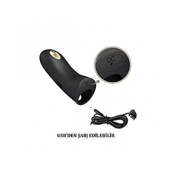 Klitoris Uyarcl Parmak Vibratr Elektrook ve Sarjl