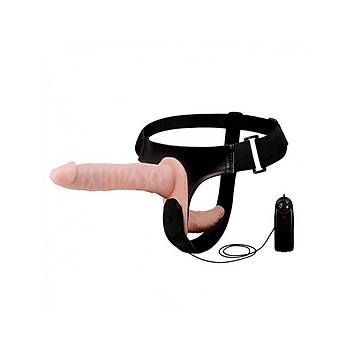 Double Belden Balamal ift Girili Yumuak Titreimli iftli Penis