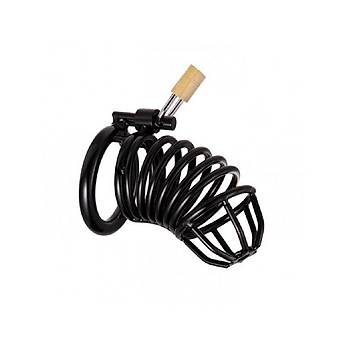 Zenci Kitlenebilir Metal Penis Cage