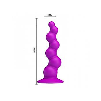 Sral Boumlu ve Kvrml Anal ubuk Plug 15cm