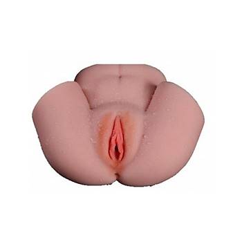 Anal ve Vajinal ift Ynl Erkek 3D Masturbatr Kala