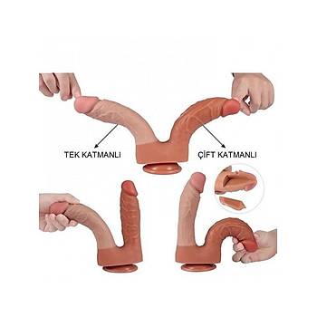 ki Cinsel Girili Kemerli Vantuzlu Realistik atal iftli Dildo