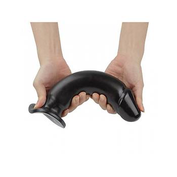 Anal Kalin Dildo 22,5cm Zenci Yumuak
