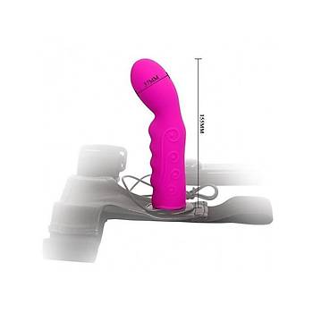 Titreimli Strapon 15,5cm Kemerli Vibratr
