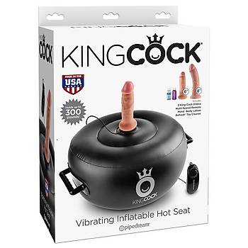 Pipedream King Cock Titreşimli Sıcak Koltuk 3 Penisli