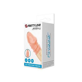 Kalınlaştırıcı Ten Rengi Penis Uzatma Kılıfı