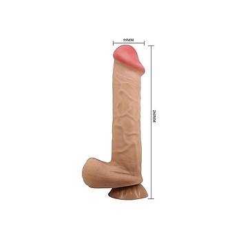 Kkrdak Yapl ift Katmanl Gereki 26cm Kemerli Penis
