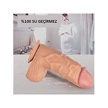 Vantuzlu Zenci Penis Kemerli Kalın Büyük Dildo