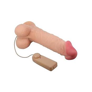 Kkrdakl ift Katmanl Gereki Titreimli Vibratr Takma Penis 24cm