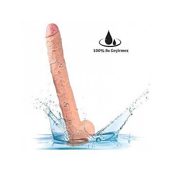 Realistik Penis Byk Uzun Damarl 43cm Dev Dildo Kemerli Set
