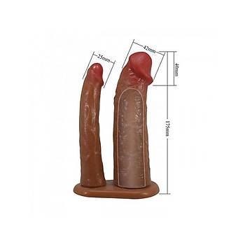 4cm Dolgulu i Bo Belden Balamal atal Penis Yada Klf