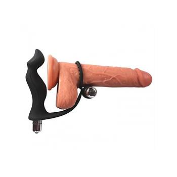 ift Motorlu Penis Halkas ve Prostat Vibratr