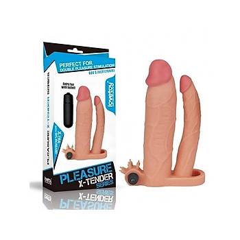 i Bo Titreimli 21cm atal Dildo 7,5cm Dolgulu Penis Klf