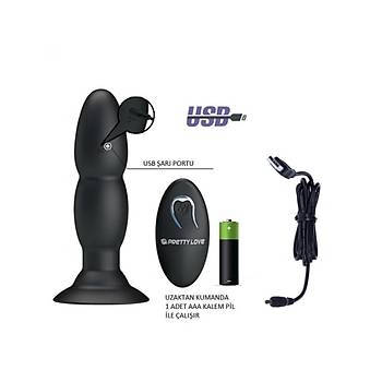 arjl 4Titreim ve 4Yuvarlanma Kumandal Fonksiyonlu Vibratr Anal-Plug
