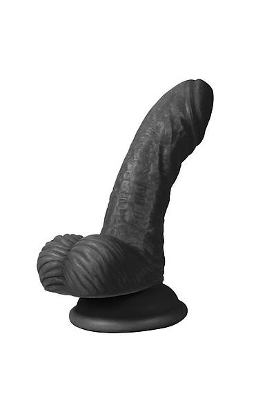 Vantuzlu Realistik Black Penis 13cm