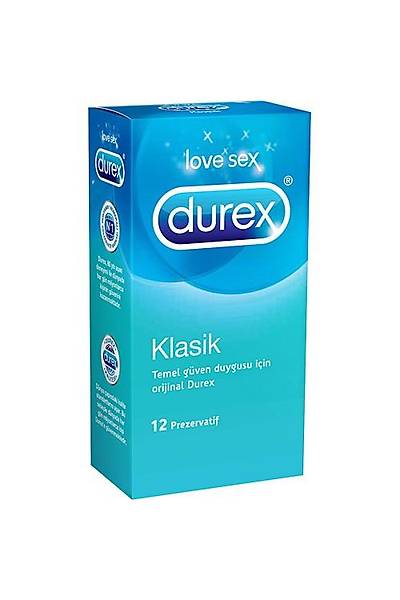 Durex Klasik Prezervatif / Kayganlatrcl