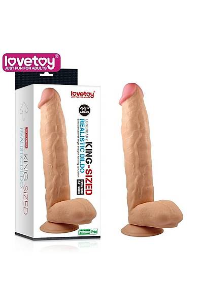 Vantuzlu Extra Large Realistic Penis 31.5cm