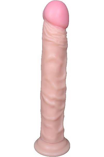 Testissiz 24 cm Vantuzlu Uzun Penis