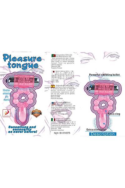 Pleasure Tongue Pilli Penis Ring