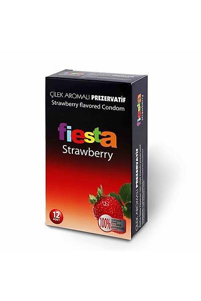 Fiesta Strawberry / ilek Kokulu Prezervatif