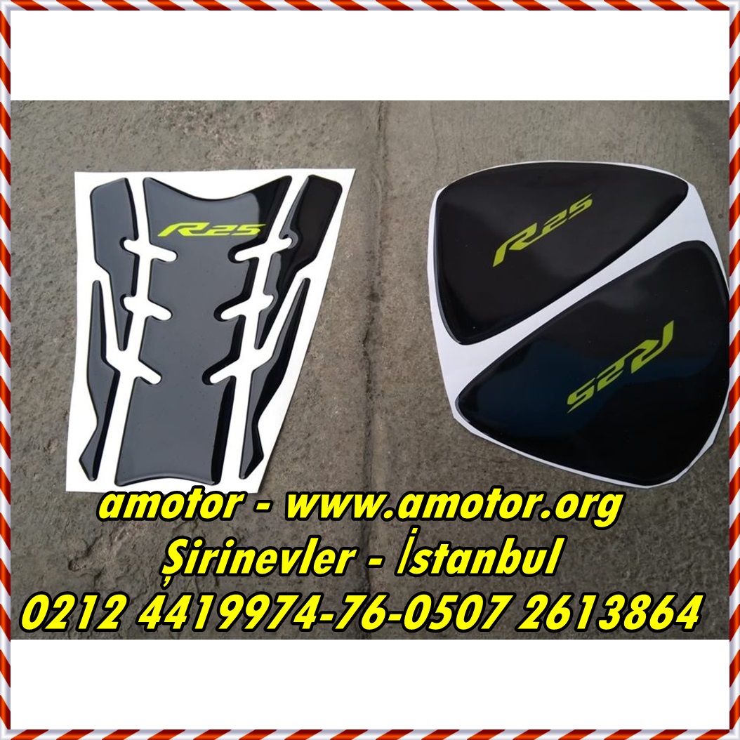 Yamaha Yzf R25 Neon Tank Pad Seti