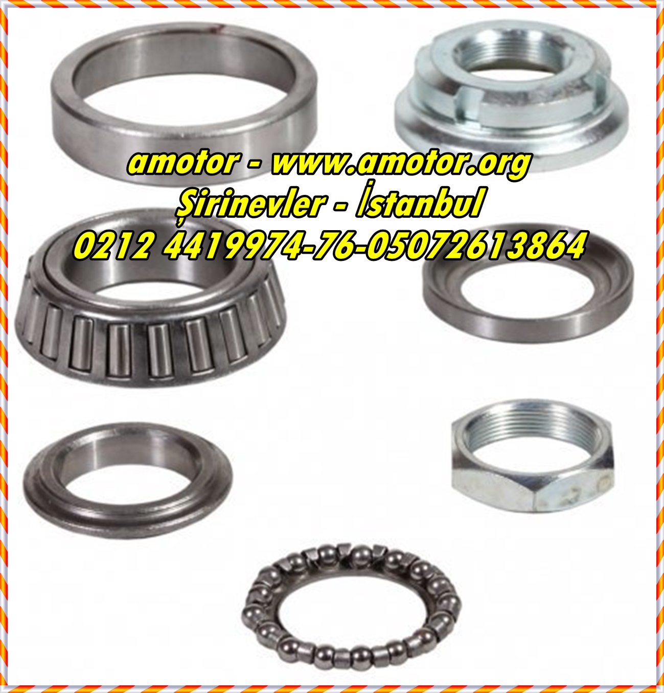 Kawasaki Ninja Zx-10R Ön Boğaz Bilyası Furş Takımı, ZX10-R Furş Takımı