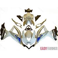 gsxr 600 beyaz mavi granaj seti komple 08-09 gsxr 600 750 grenaj seti 